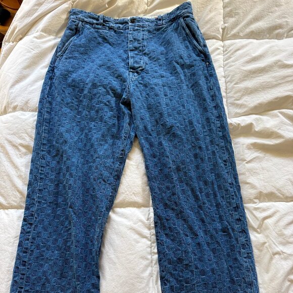Imogene & Willie - Logan Washed Indigo Check Jean - Size 29 - Picture 6 of 14